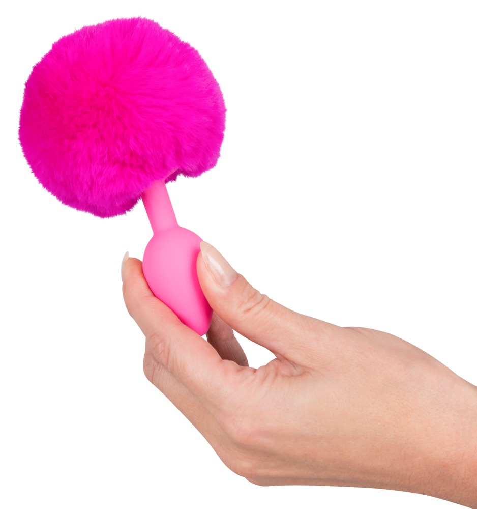 Colorful Joy Bunny Tail Plug (pink)