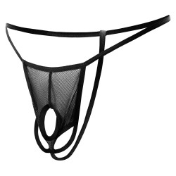 String im Fishnet-Look