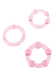 Stay Hard - Three Rings pink