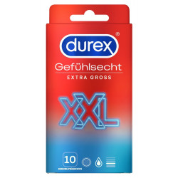 Durex Gefühlsecht Extra Groß (10 Stück)