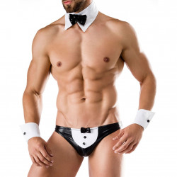 Sexy Butler-Kostüm, 3 Teile