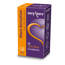 MoreAmore - Condom Thin Skin (12 pcs)