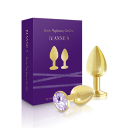 Rianne S - Booty Plug Luxury Set (2x Gold)