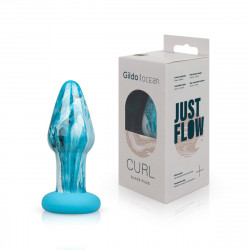 Gildo - "Ocean Curl" Glas Buttplug