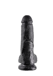 8 Inch Cock - With Balls - Black