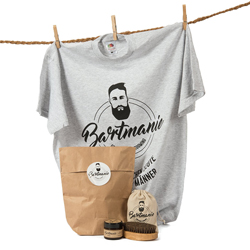 Bartmanie Bartstyling Set inkl. T-Shirt