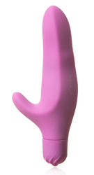 mejou Silikon Vibrator, G Punkt und Klitoris Vibrator mit Klitorisarm